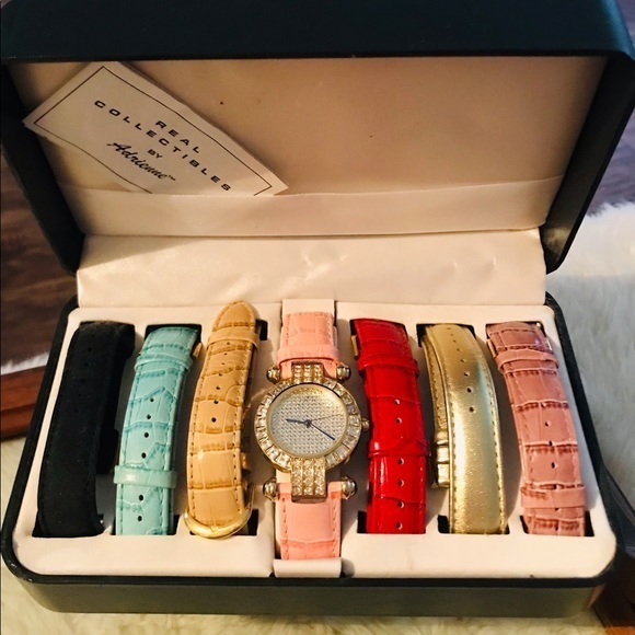 Real Collectibles by Adrienne Changeable Watch Set